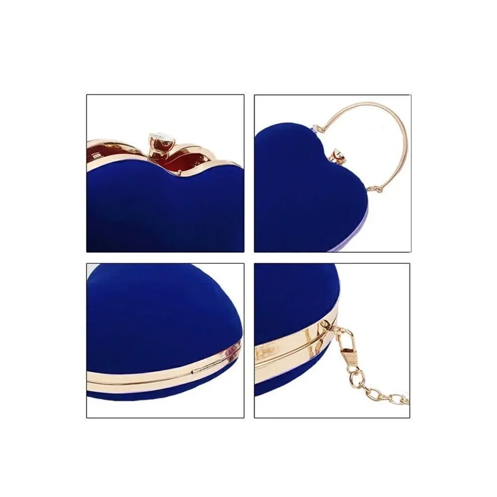 Blue Heart Purse handbag